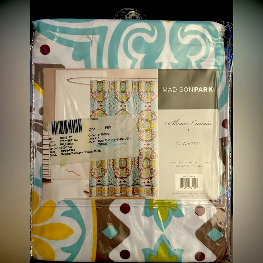 Madison Park Shower Curtain NEW in packaging